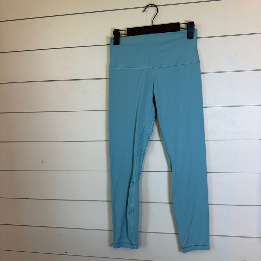 Lululemon align high rise leggings 25” blue women’s size 6.‎